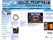 Tablet Screenshot of mndesignsinc.com